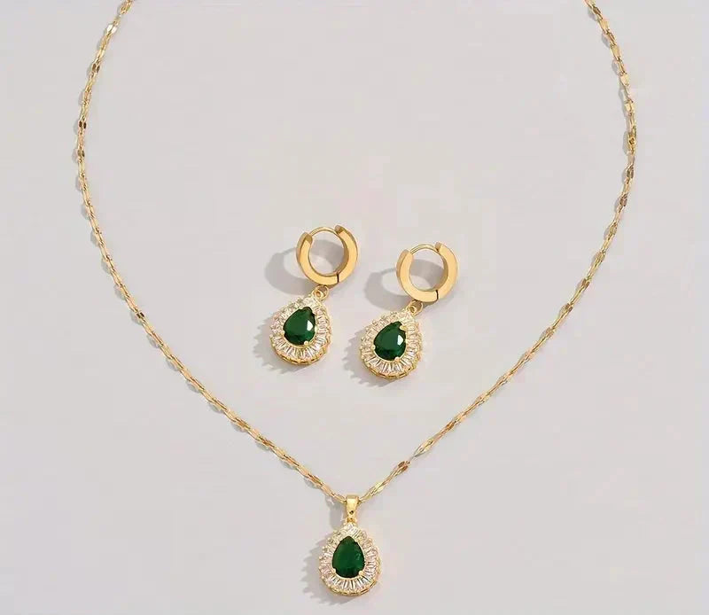 Rheya Lysandelle Schmuckset | Gold