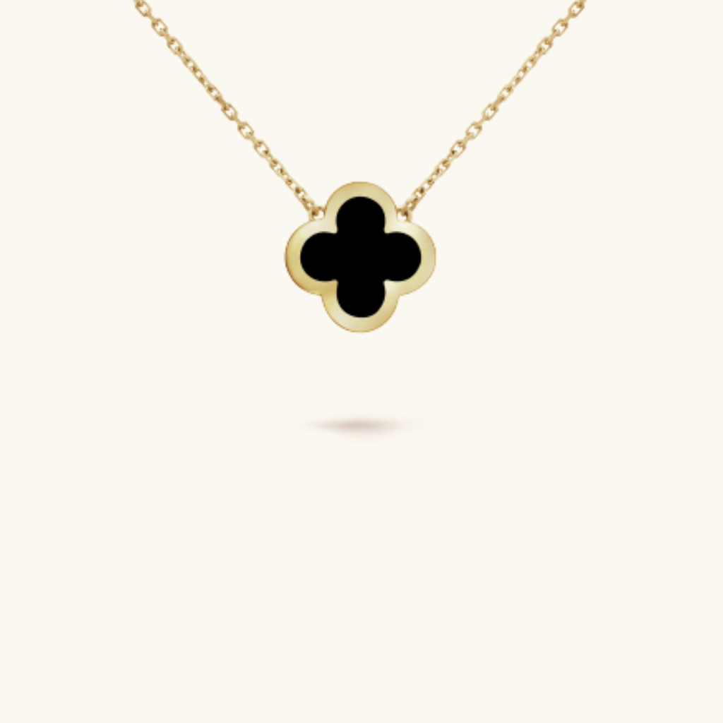 Clover Halskette Black