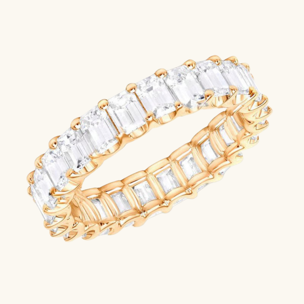 Cubic Ring Gold