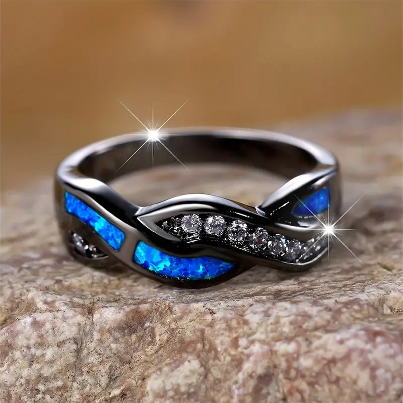 Thessia Lunebray Ring | Weiß Gold