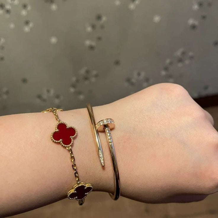 Clover Armband Red