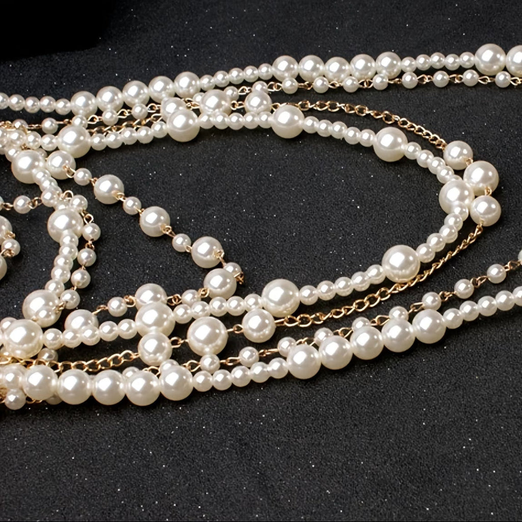 Boho Multi-Layered Perle Statement Set