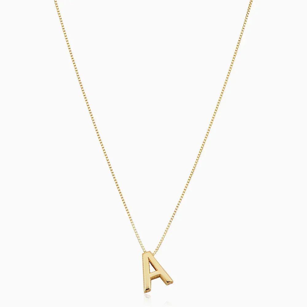 Love letter initial halskette | Gold