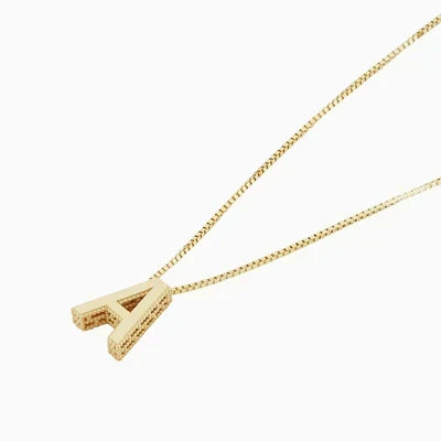 Love letter initial halskette | Gold