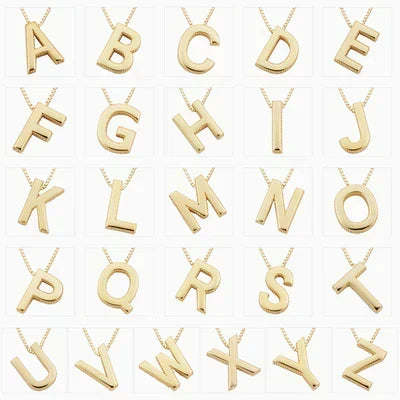 Love letter initial halskette | Gold