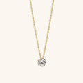 Kyla Solitaire Gold Halskette