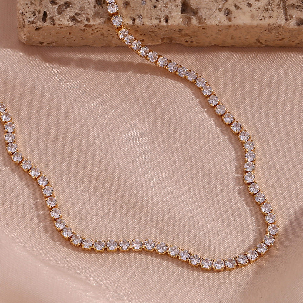 Isolde Diamant Tennis Halskette