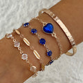 Aveline Northblue Armband-Set | Gold