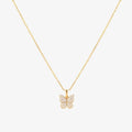 Radiant Butterfly Halskette | Gold