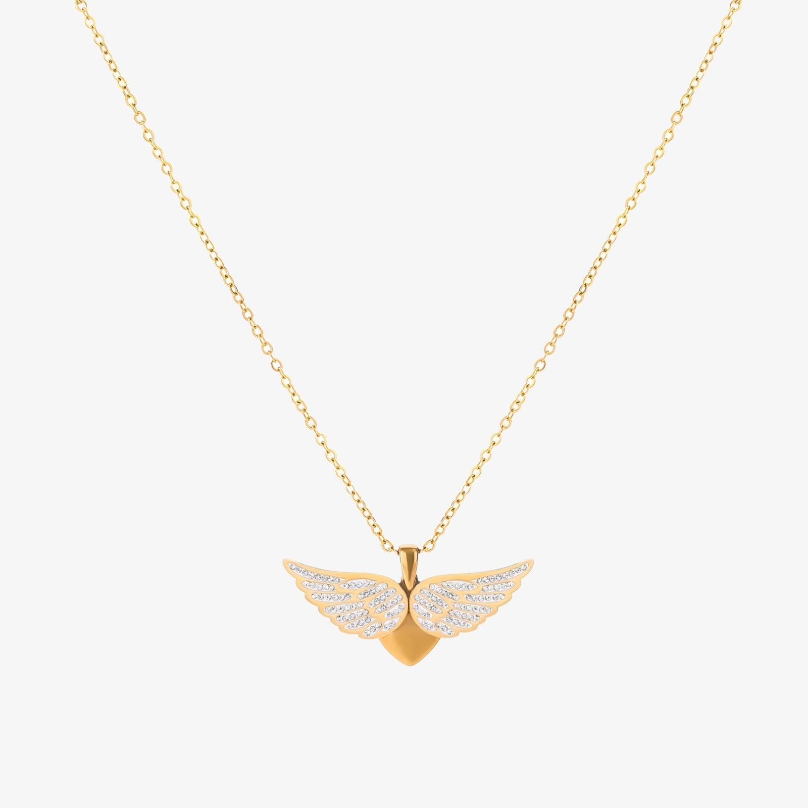 Soaring Angel Wings Halskette | Gold