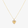 Butterfly Herz Halskette | Gold