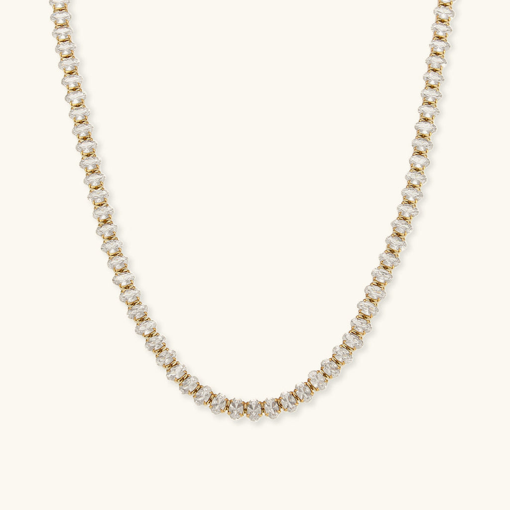 Wisteria Diamant Tennis Halskette