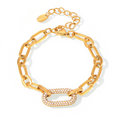 Paved Chunky Chain Link Schmuckset | Gold