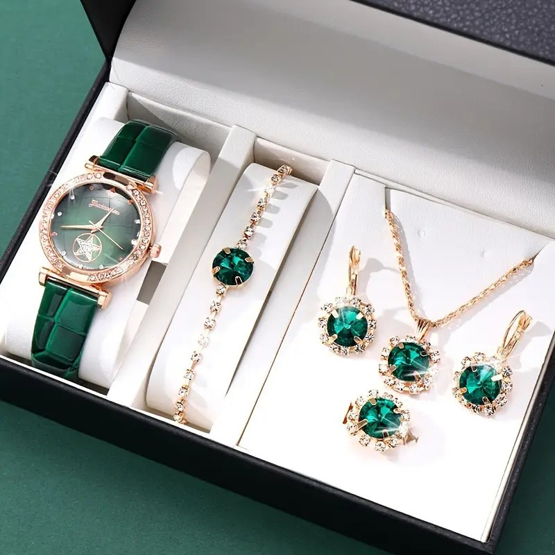 Verdantra Timecourt Schmuckset | Gold
