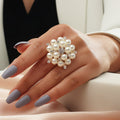 Perle Bloom Adjustable Ring