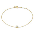 Cléa Moissanite Stein Armband | Gold