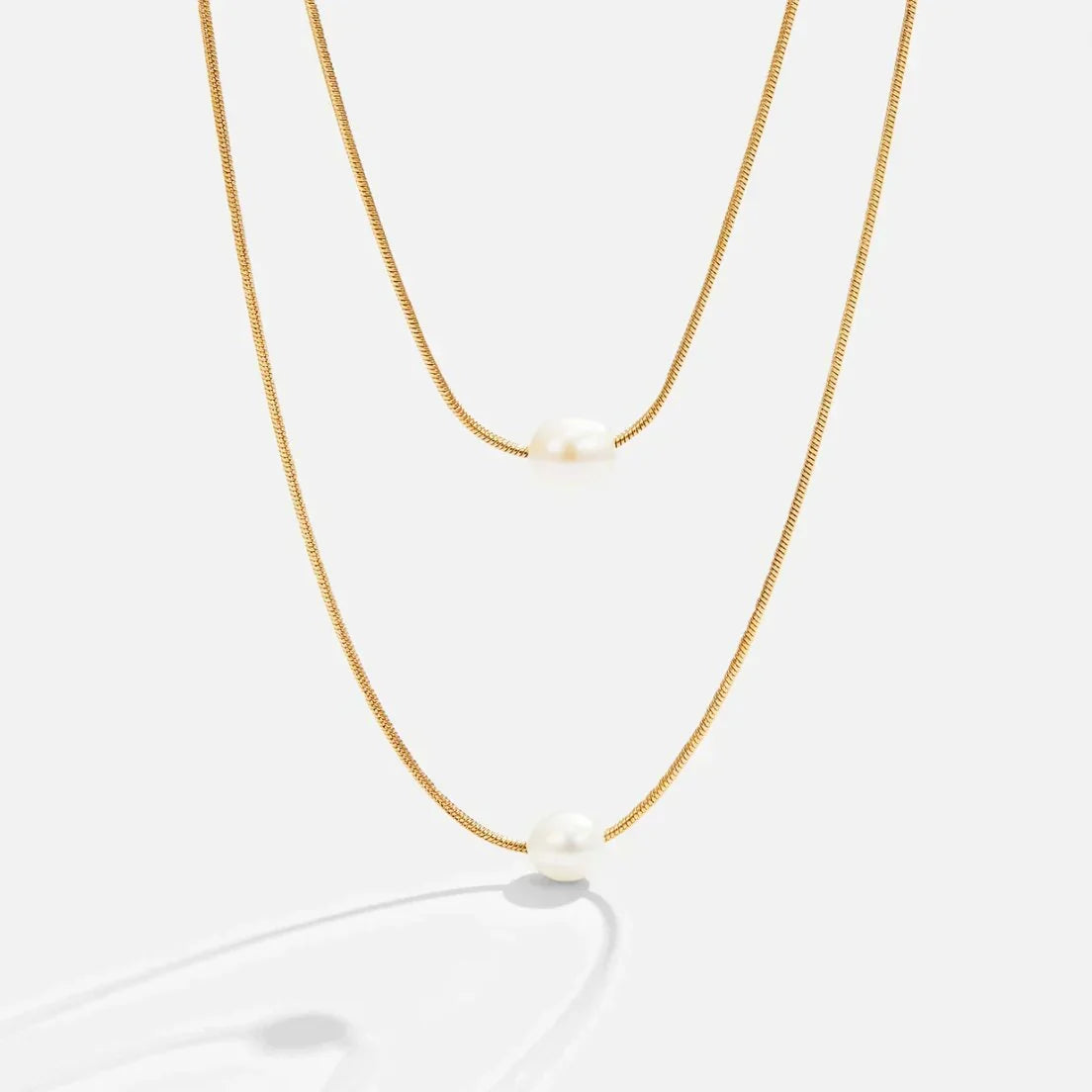 Sophisticated Layered Perlenhalskette