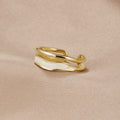 Gold Sculptural Wrap Ring