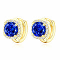 Nadine Saphir Ohrringe | Gold