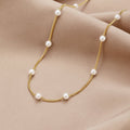 Timeless Perle Gold Halskette