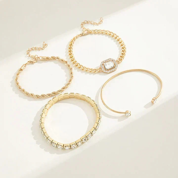 Domitia Calvina Armband-Set | Gold
